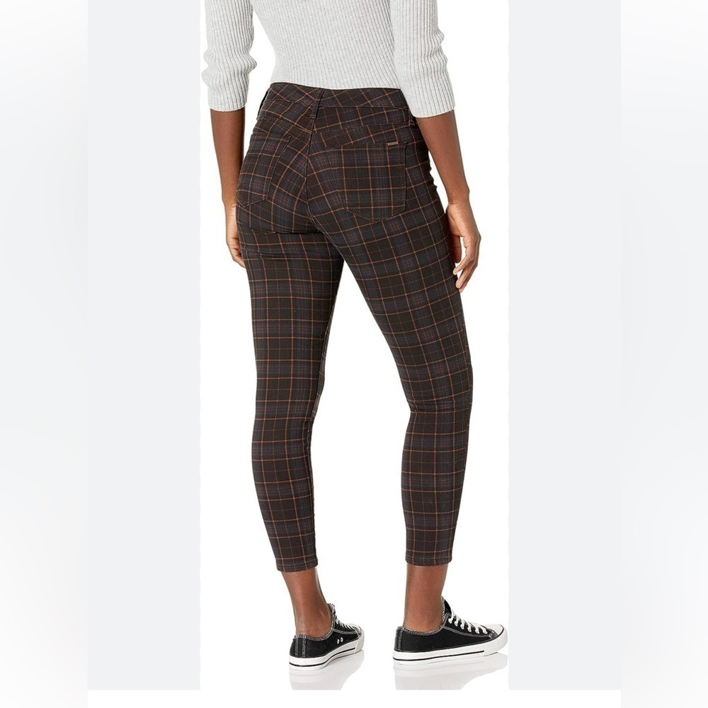 Ella Moss Anthropologie Plaid High Rise Ankle Pants Size 29 - Picture 9 of 9